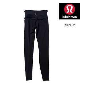 Lululemon Size 2 Black High-Rise Full-Length Leggings